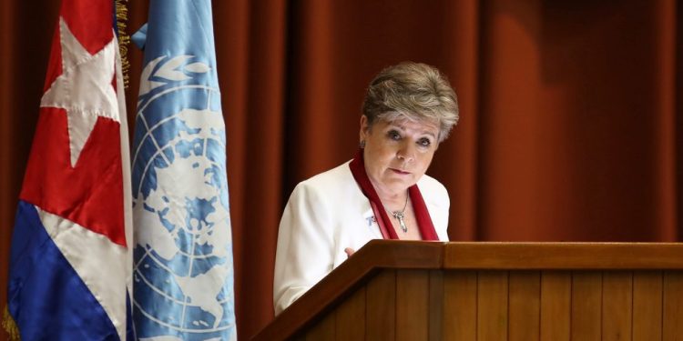 Alicia Bárcena, secretaria ejecutiva de Cepal